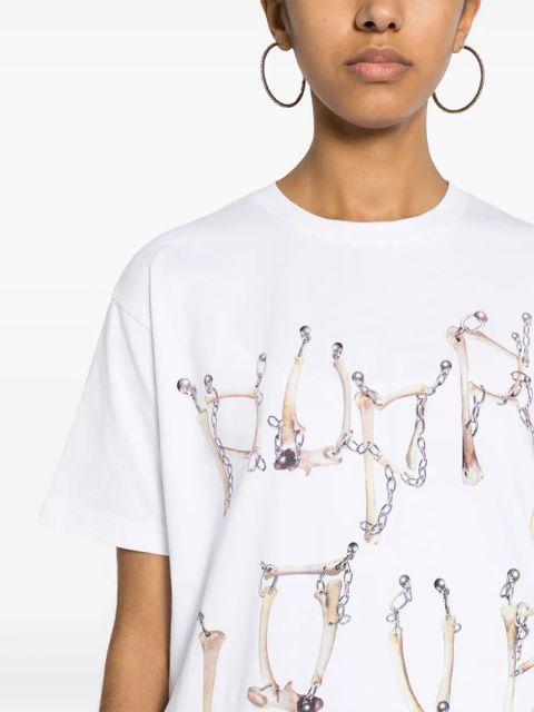 Vivienne Westwood Bones 'n chain cotton T-shirt - White