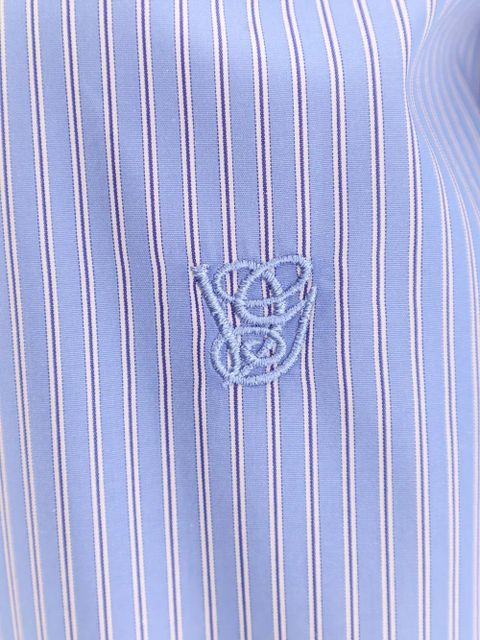 Valentino Garavani striped poplin shirt - Blue