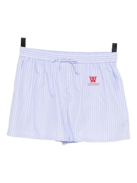Off-White striped shorts - Blue