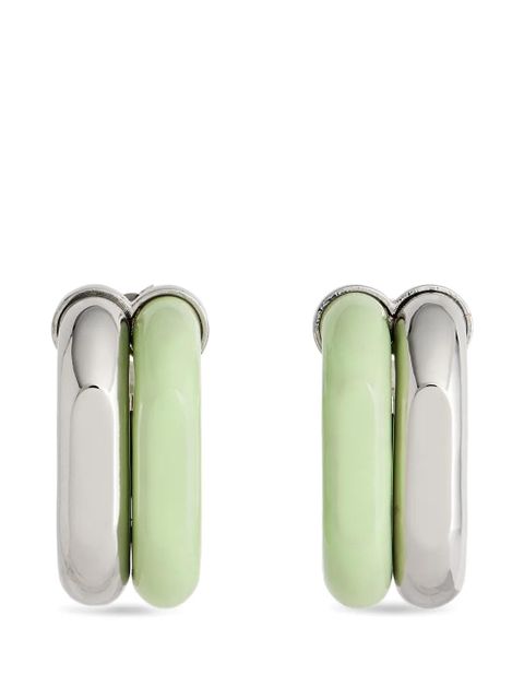 Rabanne link earrings - Silver