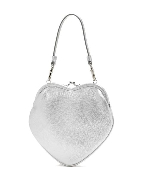 Vivienne Westwood heart-shaped orb shoulder bag - Metallic