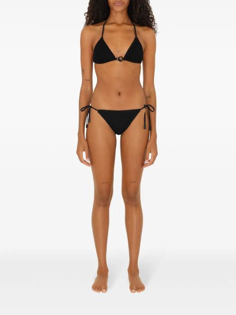 Burberry crinkled bikini briefs - Black