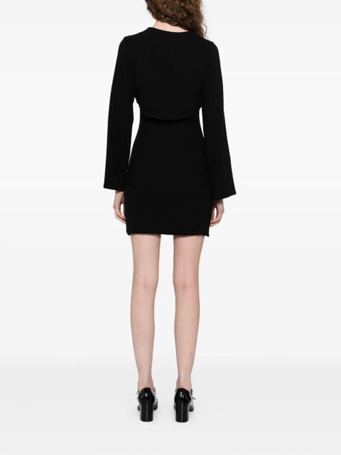 Reformation CHLOE knited shrug dress set - Black