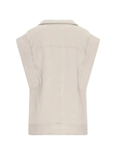ISABEL MARANT Naelle quilted gilet - Neutrals - zdjęcie produktu nr 2