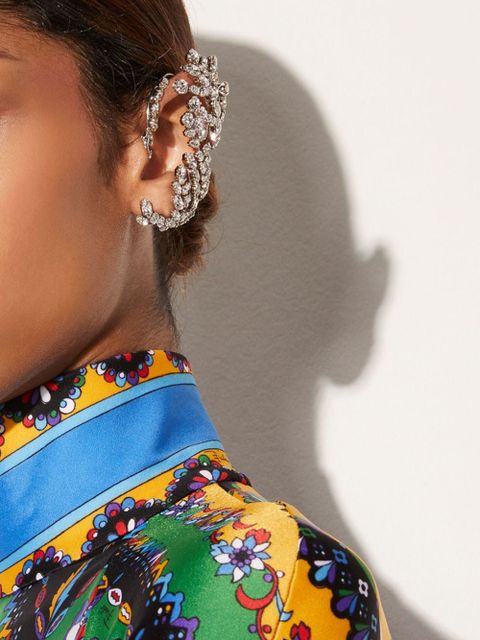 PUCCI crystal-embellished ear cuff - Silver