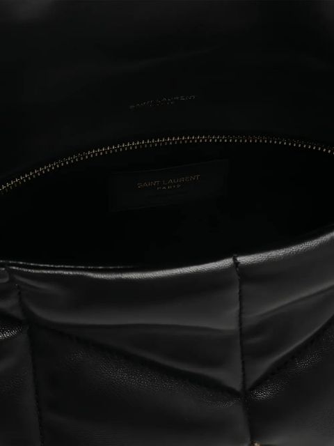 Saint Laurent small Loulou puffer shoulder bag - Black