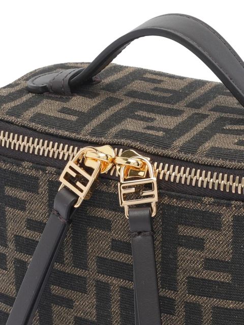 FENDI Vanity FF jacquard mini bag - Black