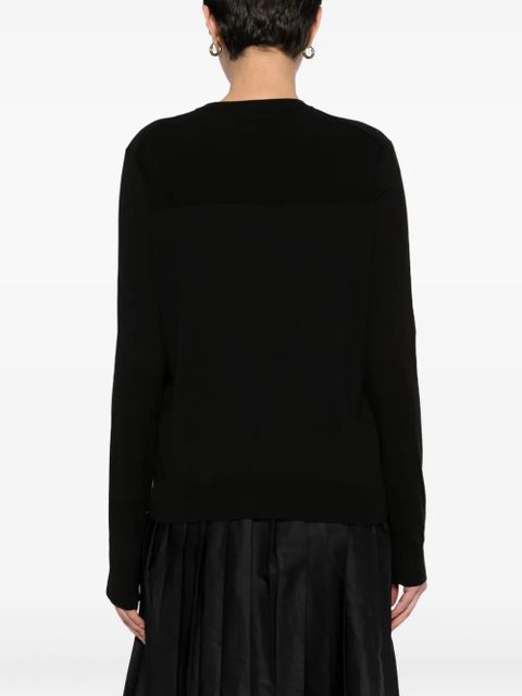 Jil Sander ribbed cotton jumper - Black
