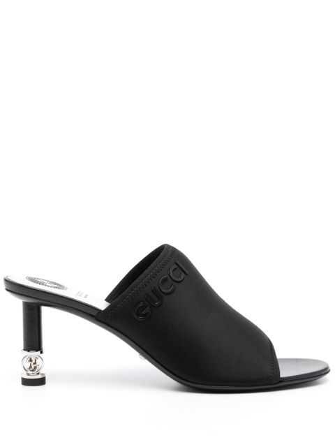 Gucci 75mm Interlocking G mules - Black