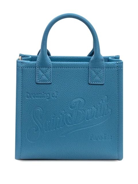 MC2 Saint Barth mini Vanity leather tote bag - Blue - zdjęcie produktu nr 2