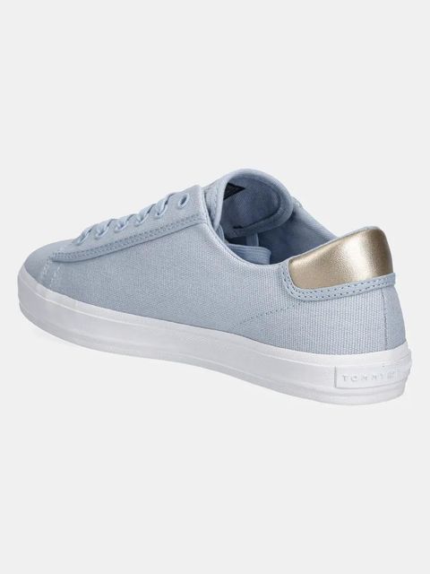 Tommy Hilfiger tenisówki VULC CANVAS LACE UP SNEAKER kolor niebieski FW0FW08647