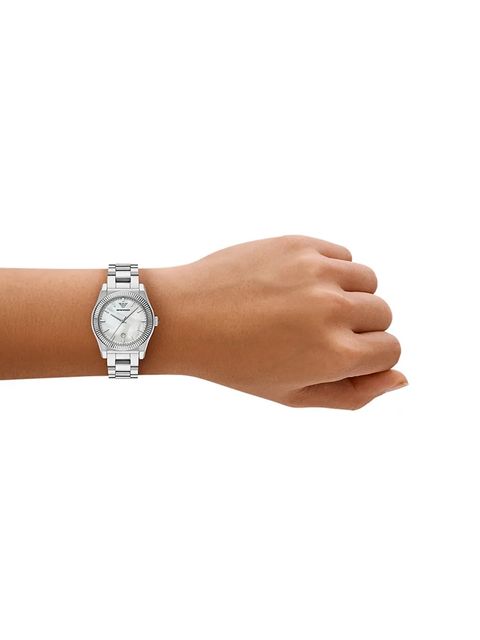 Emporio Armani zegarek damski kolor srebrny AR11723