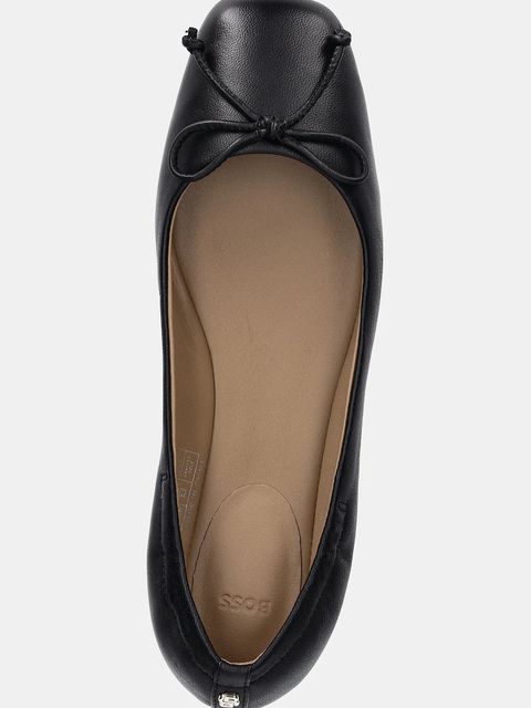 BOSS baleriny skórzane Luara