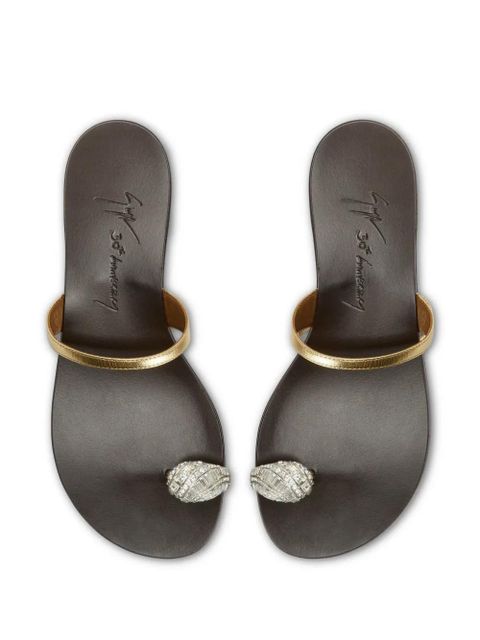 Giuseppe Zanotti Icon Ring sandals - Gold