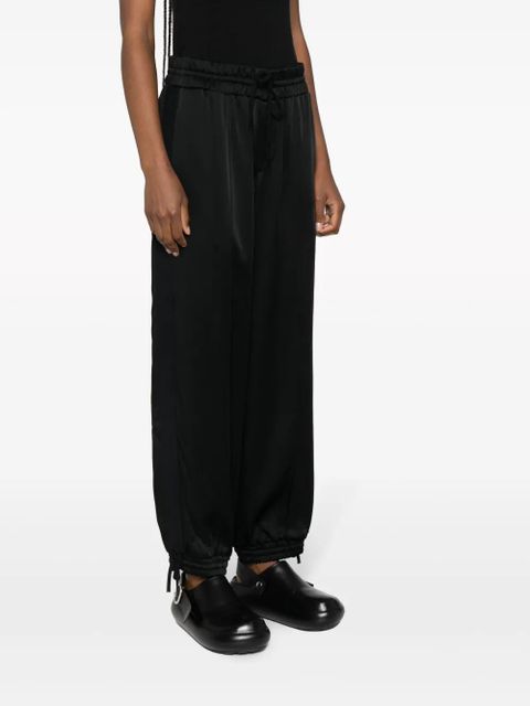 Jil Sander high-waisted tapered-leg trousers - Black