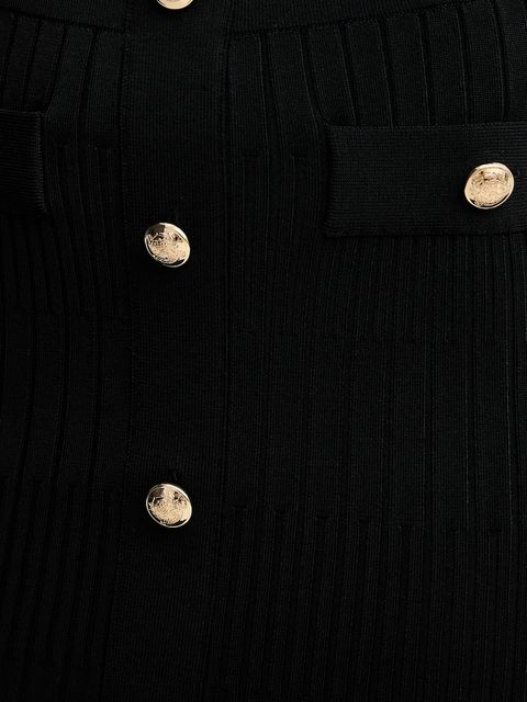 Marciano by Guess spódnica JANET kolor czarny mini prosta 5YGD32 5881Z