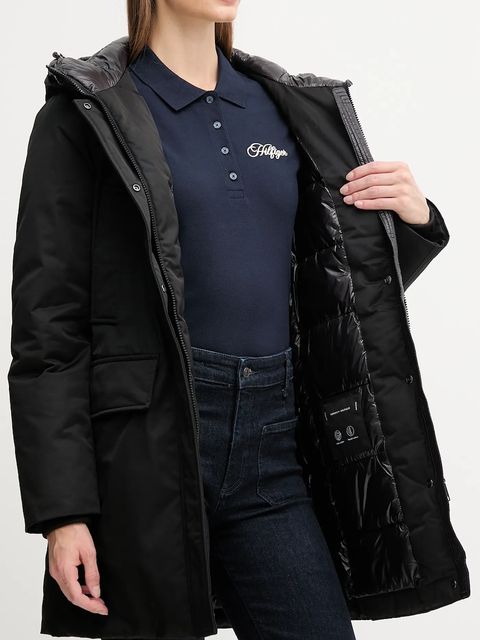 Tommy Hilfiger kurtka kolor czarny zimowa WW0WW46533