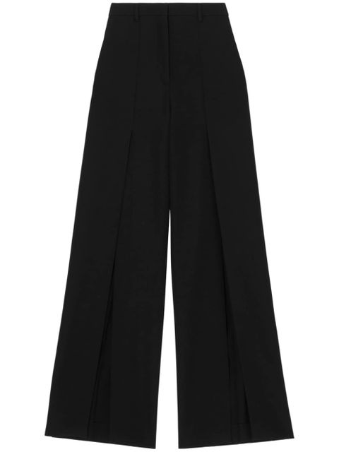Burberry wool wide-leg trousers - Black - zdjęcie produktu nr 1