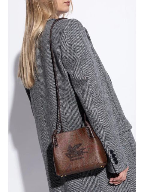 ETRO small Paisley Libra tote bag - Brown