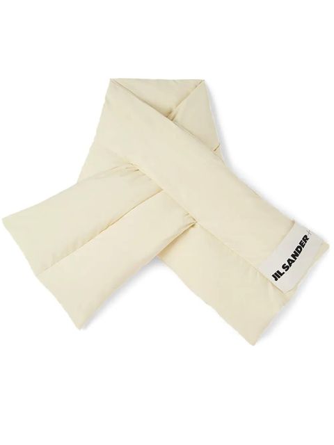 Jil Sander padded down scarf - Neutrals - zdjęcie produktu nr 1