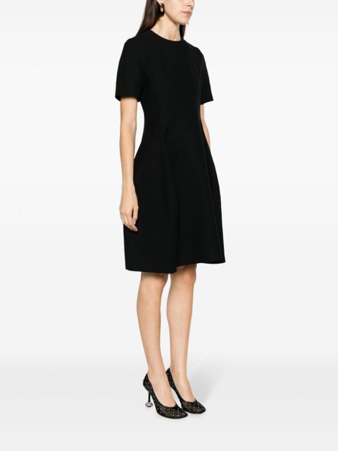 LOEWE short-sleeve flared dress - Black