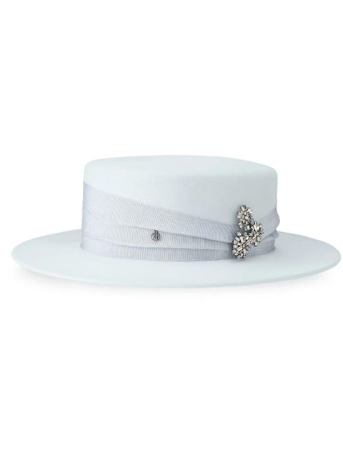 Maison Michel Kiki wool fedora - Blue - zdjęcie produktu nr 1