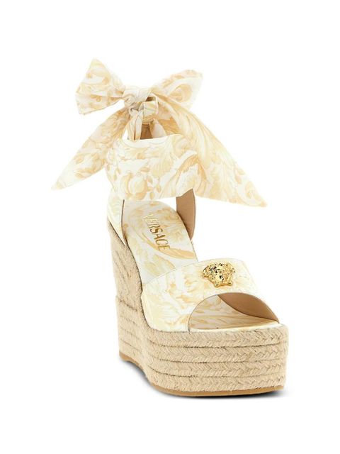 Versace La Medusa barocco wedges - Neutrals - zdjęcie produktu nr 2