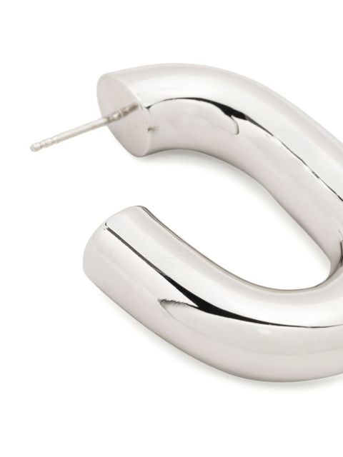 Rabanne XL Link hoop earrings - Silver - zdjęcie produktu nr 2