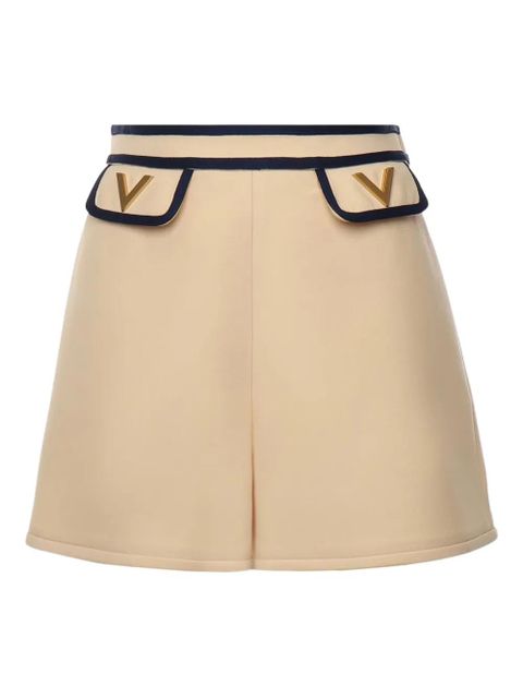 Valentino Garavani V-detail waistband shorts - Neutrals - zdjęcie produktu nr 1