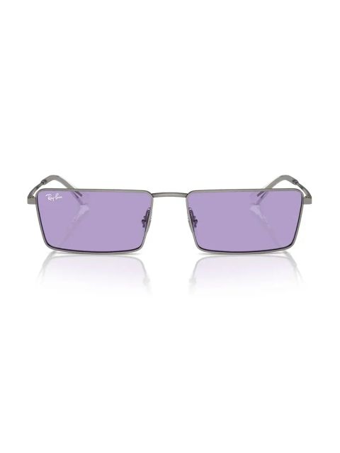 Ray-Ban okulary przeciwsłoneczne kolor fioletowy 0RB3741