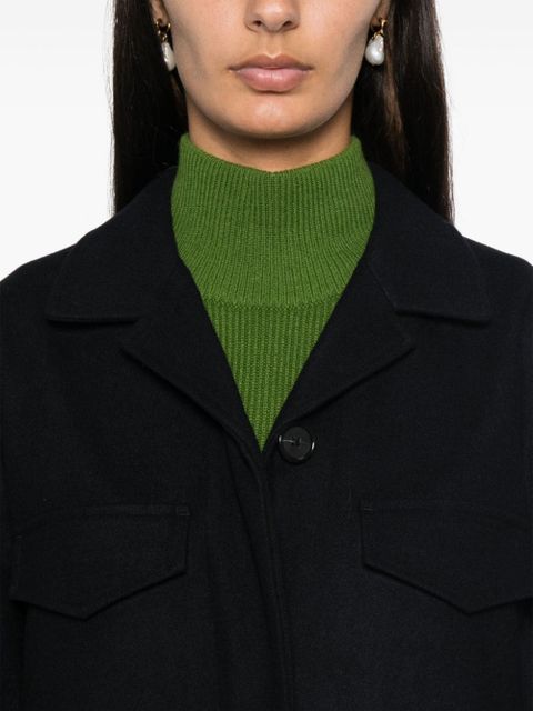 TOTEME felted shirt jacket - Blue