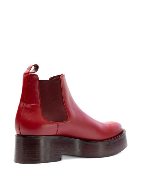 Valentino Garavani platform Chelsea boots - Red - zdjęcie produktu nr 2