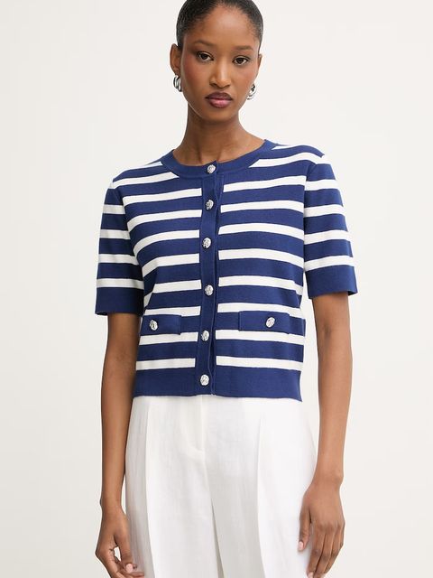 Morgan sweter z krótkim rękawem damski z wiskozą - zdjęcie produktu nr 2