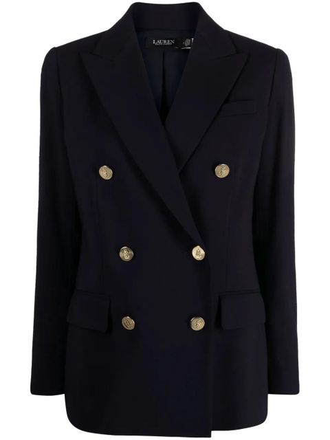 Lauren Ralph Lauren peak-lapels double-breasted blazer - Blue - zdjęcie produktu nr 1