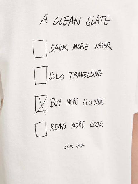 Stine Goya t-shirt bawełniany damski kolor biały SG-PS26-T009-2243P