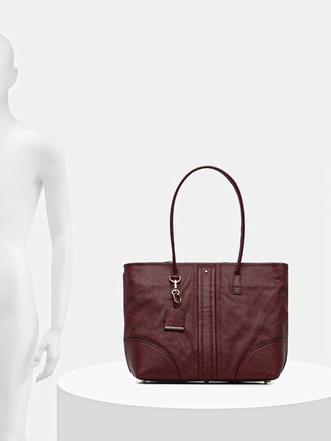 Geox torebka skórzana MIEREILLE kolor bordowy D56ZPA 00046