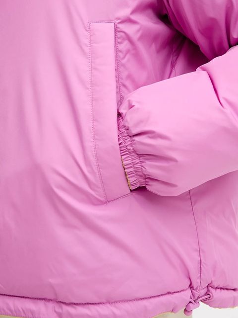 Helly Hansen kurtka dwustronna YU 23 REVERSIBLE PUFFER damska kolor żółty zimowa oversize 54061