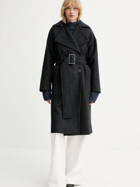 IRO płaszcz z wełną kolor szary WP137MEALIA - zdjęcie produktu nr 1