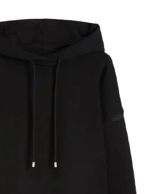 Sportmax Spdslogan logo-patch hoodie - Black - zdjęcie produktu nr 2