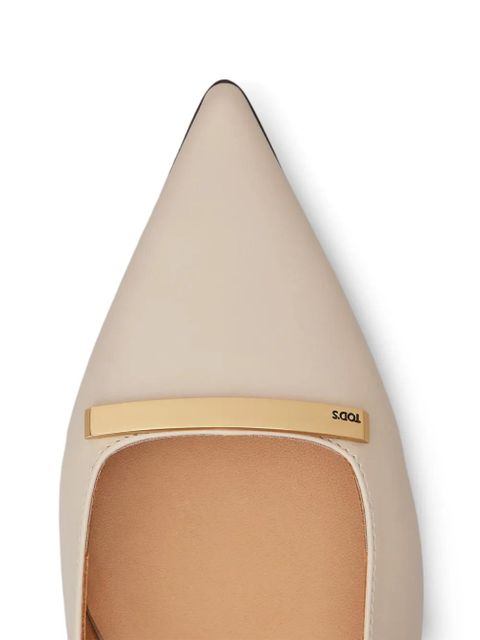 Tod's strap bar ballet flats - Neutrals