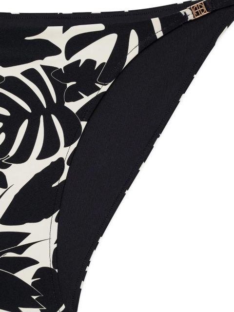 ANINE BING Bellamy printed bikini bottom - Black
