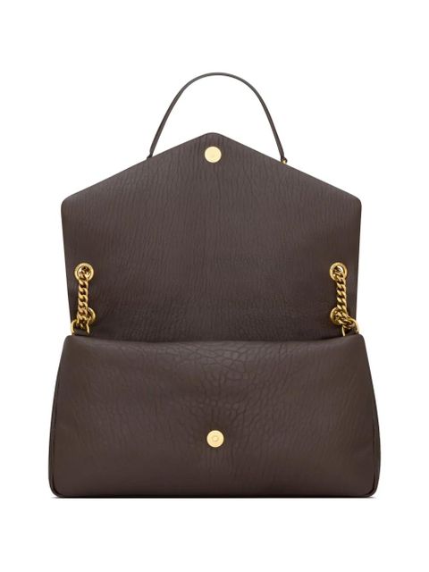 Saint Laurent large Calypso shoulder bag - Brown