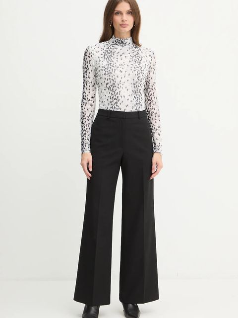 Karl Lagerfeld bluzka damska kolor biały gładka A4W17044 - zdjęcie produktu nr 2