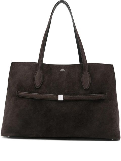TOTEME suede lounge tote bag - Brown - zdjęcie produktu nr 1