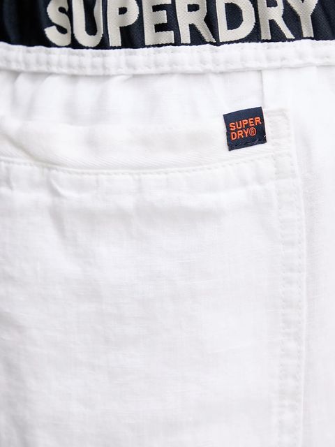 Superdry spodnie lniane