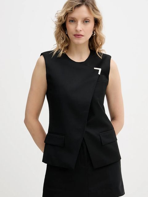 Karl Lagerfeld kamizelka z domieszką wełny - zdjęcie produktu nr 1