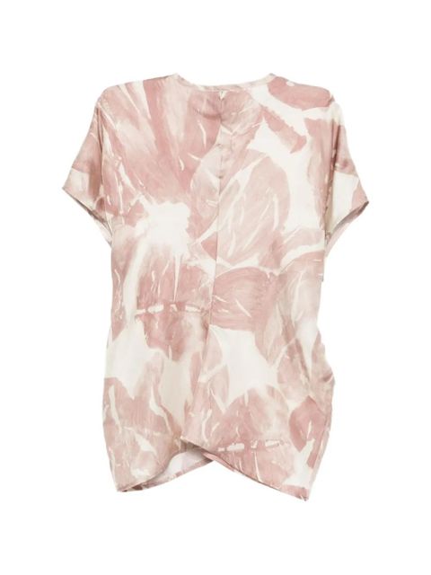 Alysi printed silk blouse - Pink - zdjęcie produktu nr 2