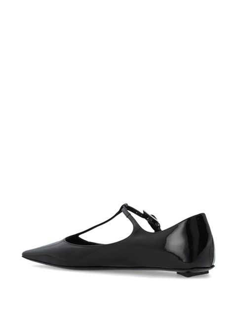 The Attico Juno ballet flats - Black