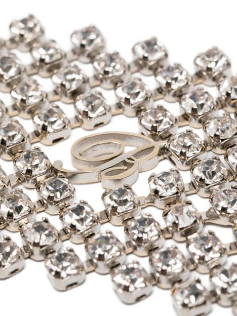 Blumarine rhinestone choker - Silver - zdjęcie produktu nr 2