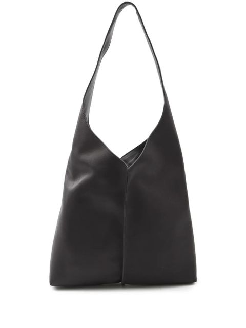 The Row small Bindle stitch-detail shoulder bag - Black - zdjęcie produktu nr 1